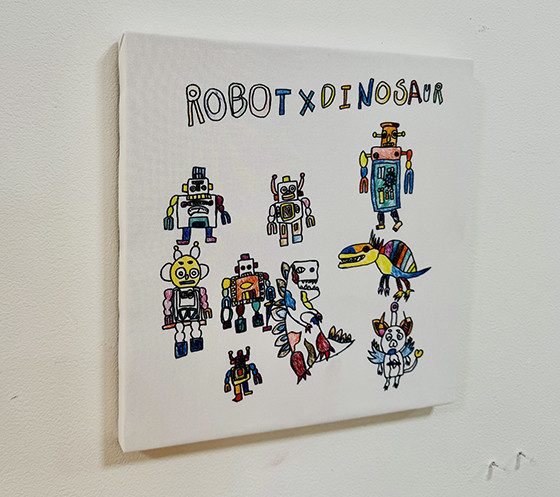 studioFLATアーティストプリント作品×応援費！
TAKE
ROBOT×DINOSAUR
プリント作品
33cm×33cm