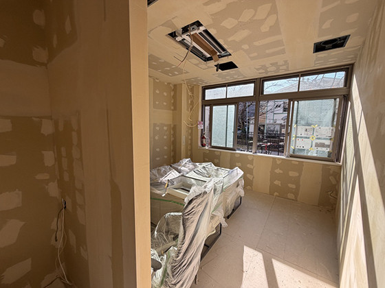 工事も順調です。